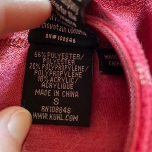 Kuhl Jacket Zip Up Hoodie Top Pink - Picture 5 of 8